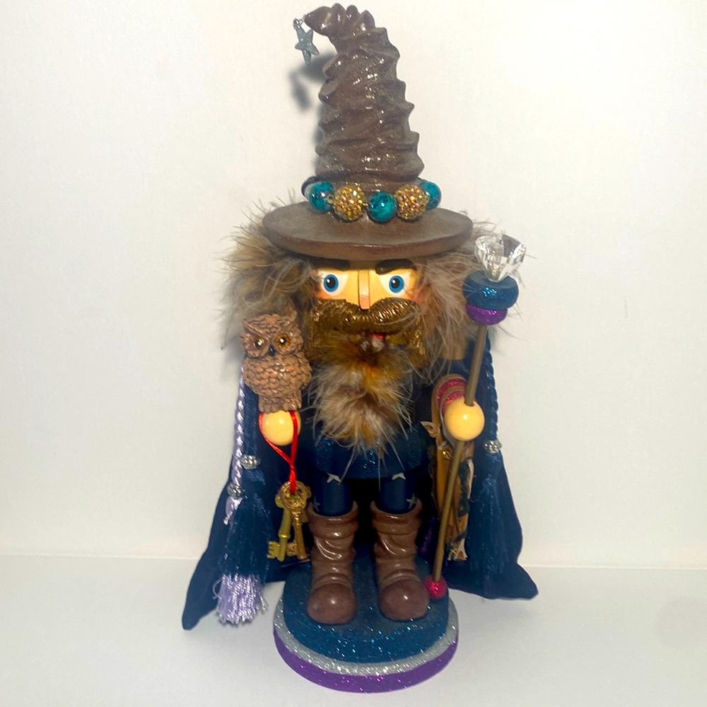 Hollywood Nutcracker Brown Wizard Nutcracker 15” Nutcracker Collection New Other